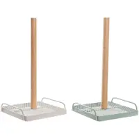 DKD Home Decor Houder Voor Keukenpapier Dkd Home Decor Beige Metaal Munt Pijnboom (16 X 15 X 29,5 Cm) (2 Stuks)