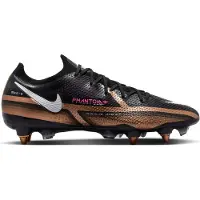 Nike Phantom GT2 Elite IJzeren-Nop Voetbalschoenen (SG) Anti Clog Zwart Brons Wit | Maat 45