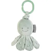 Nattou Activiteitenspeelgoed - Inktvis - 14x9 cm - Sage Green - - OneSize - Activiteitenspeelgoed