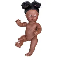 Berjuan Reborn Afrikaanse Babypop Meisje 7059 38 Cm