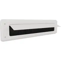 Door-Line Brievenbusklep wit | Binnenbriefplaat wit | Brievenbusborstel wit met klep | brievenbus classic
