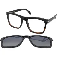 David Beckham DB 7000/CS ZWARTE HOORN (37N Z7), Zonnebril