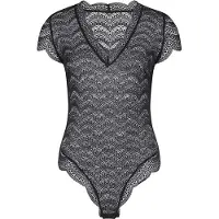 Simone Pérèle Karma semi-transparante body van kant