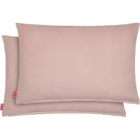 Blumtal Chenille Kussenslopen - Set van 2 - Zacht en met Blinde Rits - Kussenhoes 40 x 60, Dusty Pink - Roze