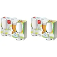 Cosy & Trendy 6x Tulpvormige speciaal bierglazen 375 ml - Bierglazen