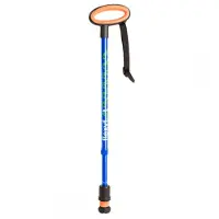 Flexyfoot Wandelstok - Verstelbaar - Schokabsorberend handvat - Blauw
