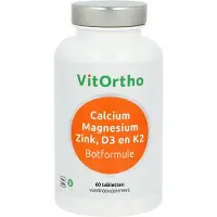 Vitortho Calcium Magnesium Zink, D3 en K2 Tabletten