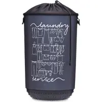 Kipit Wasmand Laundry Stof Plastic 40 L (34 x 52,5 x 34 cm)