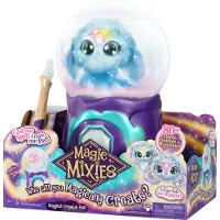 Magic Mixies Magische Misting Kristallen Bol met Interactief 8 inch Blauw Pluchen Speelgoed en meer dan 80 Geluiden en Reacties Kleine Rassen