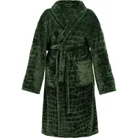 Melli mello - Be My Baby - Badjas Unisex - Zacht Croco-Print - 2 Zakken - Polyester - S/M