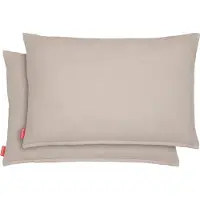 Blumtal Chenille Kussenslopen - Set van 2 - Zacht en met Blinde Rits - Kussenhoes 40 x 60, Taupe