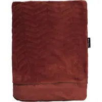 Melli mello - Heartbreaker - Plaid - Oranje Emboss Patroon - Velvet Polyester - 130x170 cm