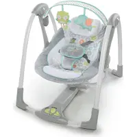Ingenuity Hugs&hoots Portable Swing Wit,Grijs