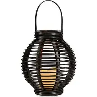 Ibergarden Lykta Kaars LED Bruin Plastic (21 x 25 x 21 cm)