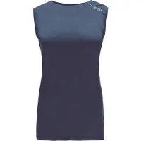 Re-Born - Sportkleding - Sport top mouwloos - Yogatop - Fitness top - Wijdere top - Dames - Donkerblauw - Maat XL
