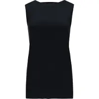 Re-Born Tanktop Elastiek Open Rug Dames - Zwart - Maat M