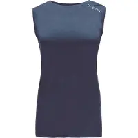 Re-Born - Sportkleding - Sport top mouwloos - Yogatop - Fitness top - Wijdere top - Dames - Donkerblauw - Maat S