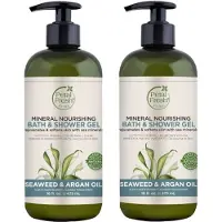 Petal Fresh - Bath & Shower Gel Seaweed & Argan Oil - 2 Pak