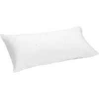 Yumeko Kussensloop Katoen Satijn 40x80 Wit - Eco, Bio & Fairtrade