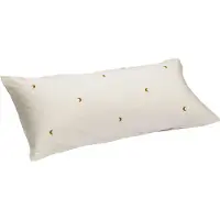 Yumeko Kussensloop Katoen Satijn 40x80 Wit - Eco, Bio & Fairtrade