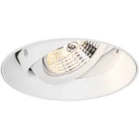 QAZQA Moderne inbouwspot wit GU10 AR70 rond trimless - Oneon