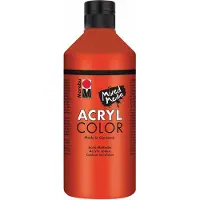 Marabu Acrylverf Acryl Color, 500 ml, vermiljoenrood 006
