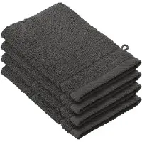 De Witte Lietaer Washandjes De Witte Lietaer Stephanie Ebony (set van 4)