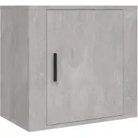 vidaXL Nachtkastje wandgemonteerd 50x30x47 cm betongrijs