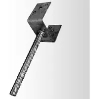 Intergard U-pergoladrager paalhouder 71/200mm
