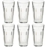 Secret De Gourmet Set van 6x stuks water/sap glazen Lorenz 350 ml van glas - Drinkglazen