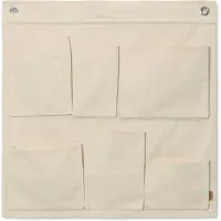 Ferm Living Opbergsysteem Canvas Wall Pockets Off-White
