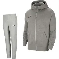 Nike Park 20 Fleece Full-Zip Trainingspak Kids Grijs