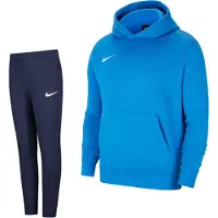 Nike Park 20 Fleece Hoodie Trainingspak Kids Blauw