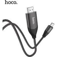 Hoco - USB C naar HDMI Kabel 2 Meter - 4K 30fps - voor Laptop, Televisie en Monitor