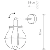 Lyora Wandlamp Manufacture met E27 fitting