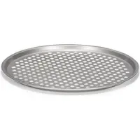 Patisse ST Pizzavorm Geperforeerd 31cm Zilver zilver Metaal Bakplaat