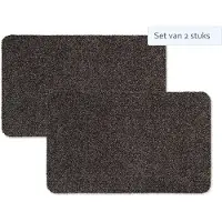 Hamat Set van 2 stuks Hamat Deurmat Majestic 50x80 cm Taupe