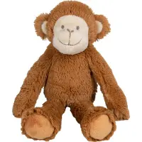 Happy horse Aap Micha Knuffel 28cm - Bruin - Baby knuffel