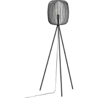 Eglo 900522 Romazzina Staande Lamp Staal Zwart - 1 x E27