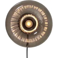 It's About Romi Wandlamp Brussels, zwart, Woon-/ Eetkamer, Glas, wandlamp