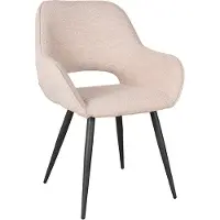 Label51 - Eetkamerstoel Fer - Beige - 57x58x87cm - Set van 2