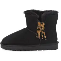 Gooce Snowboots 'Gloria' lichtbruin / zwart