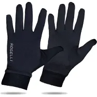 Rogelli Oakland Hardloophandschoenen Heren - Sporthandschoenen - Running Gloves - Zwart - Maat XL