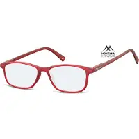 Montana Eyewear BLF51B leesbril - beeldschermbril +2.00 rood - rechthoekig - incl. hardcase