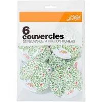 Le Parfait set van 6 deksels voor jampotjes 8,2 cm - - 610090