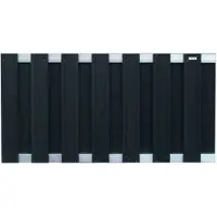 Intergard Tuinscherm schutting composiet zwart 180x93cm