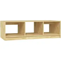 vidaXL Salontafel 110x50x34 cm, massief grenenhout