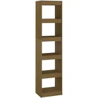 vidaXL Boekenkast / kamerscherm 40x30x167,5 cm grenenhout honingbruin