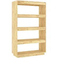 vidaXL Boekenkast / kamerscherm 80x35x135 cm massief grenenhout