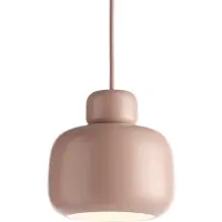Woud Stone hanglamp small Dusty rose